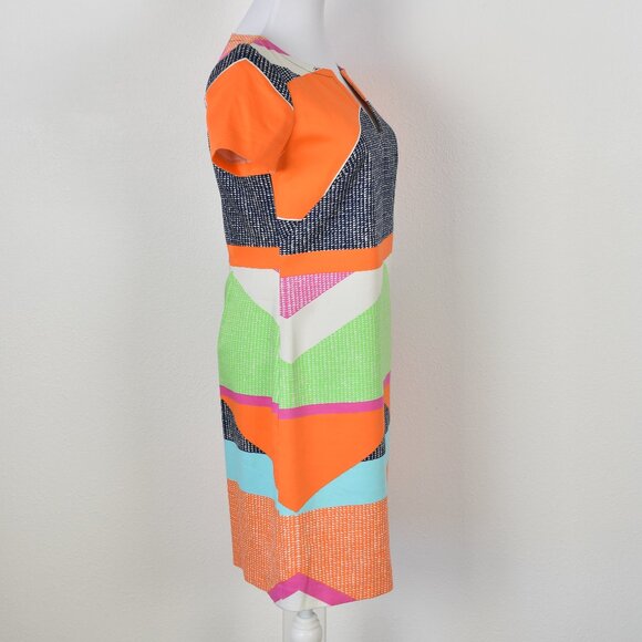 Trina Turk Lincoln Road Museum Short Sleeve Dress - 2 - Picture 6 of 8